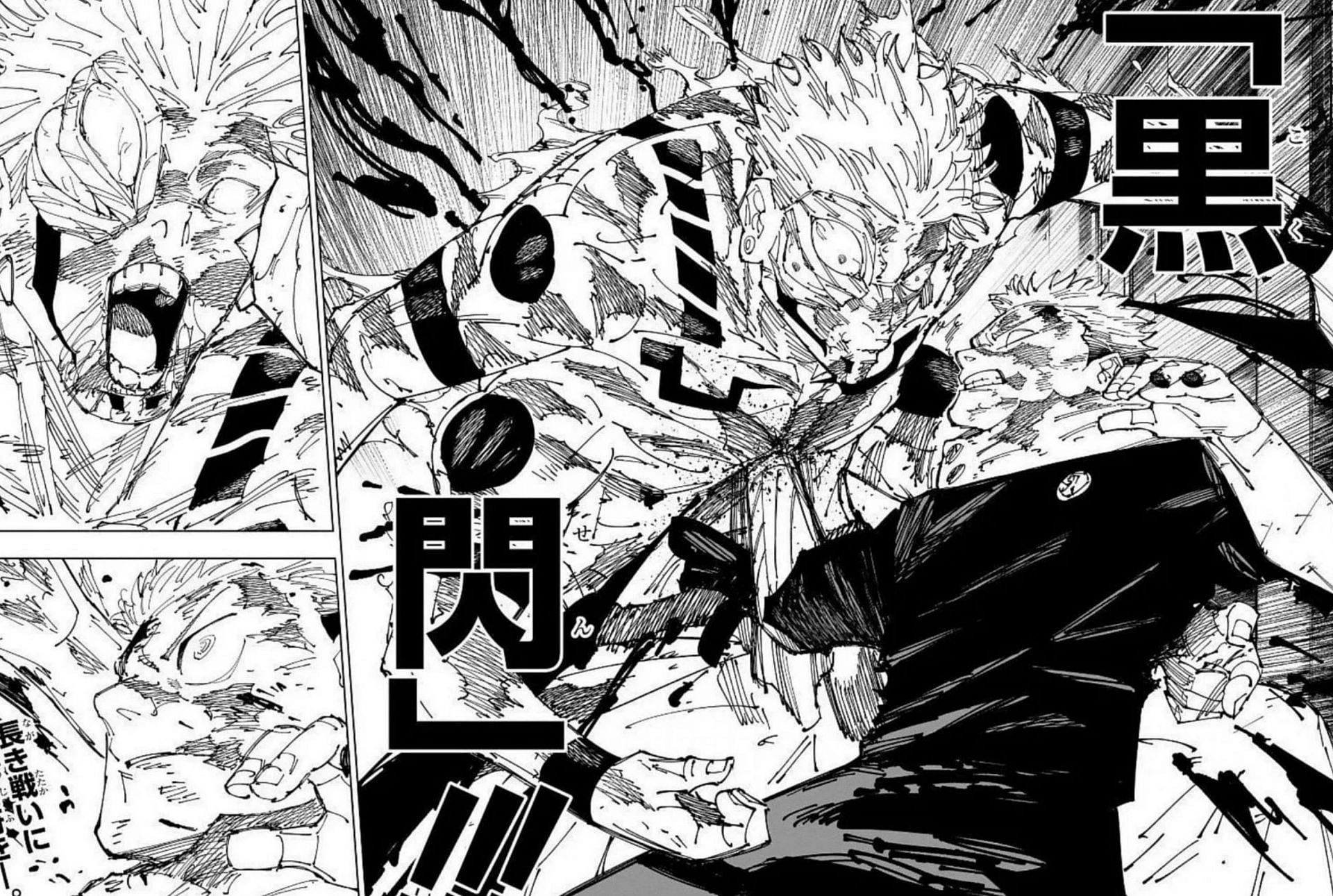 Sukuna and Yuji as seen in manga (Image via Shueisha)