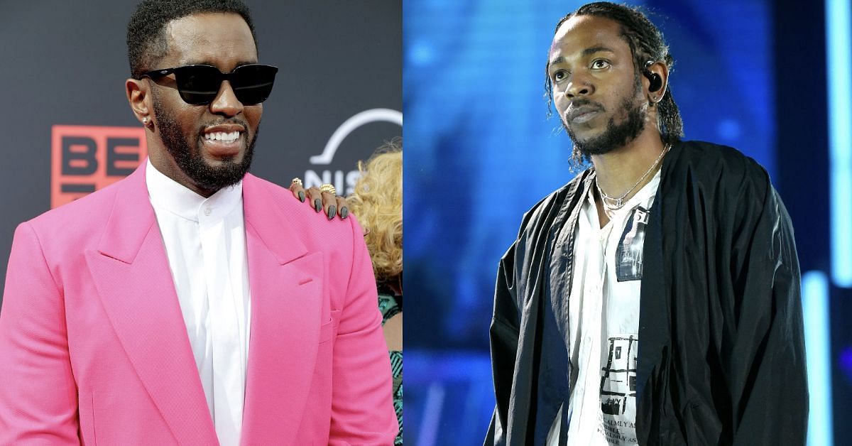 Diddy - left, Kendrick Lamar - right (Images via Getty)