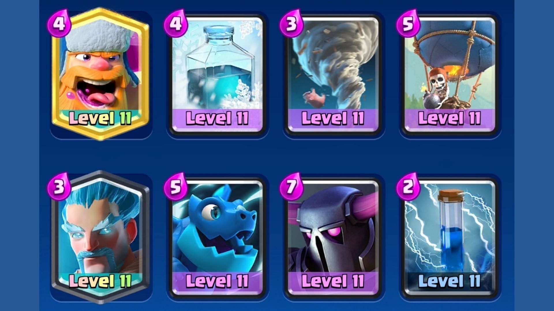 Airbourne troops are used in many Clash Royale Spooky Chess decks (Image via Supercell)