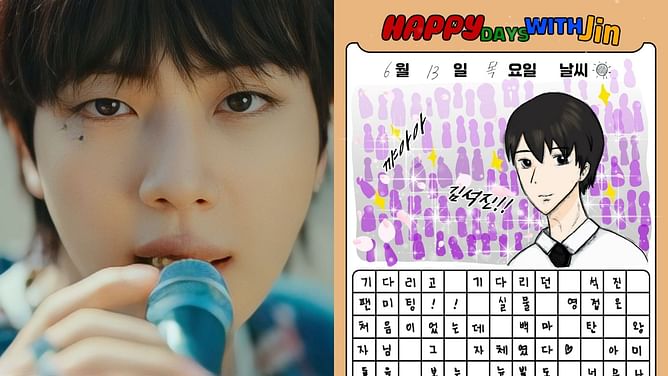 "Thank you for caring for happiness so much"— Fans express joy as BTS' Jin announces 'Happy Days with Jin' event to celebrate debut solo album release