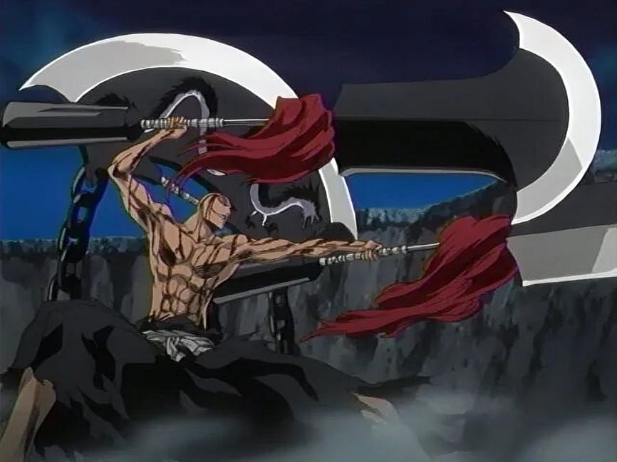 Madarame Ikkaku using his Bankai (Image via Studio Pierrot).