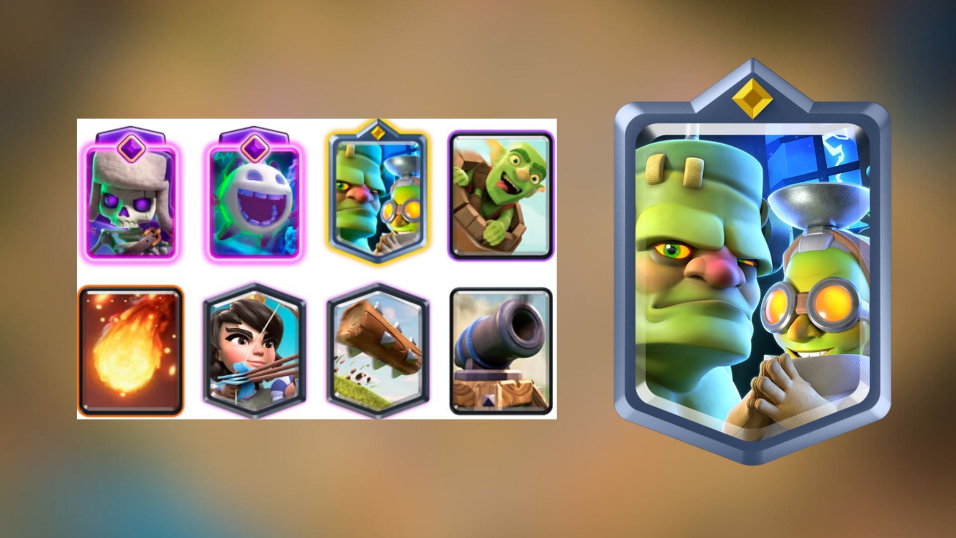 Use Goblinstein cycle decks both in multiplayer and tournament battles (Image via SuperCell)