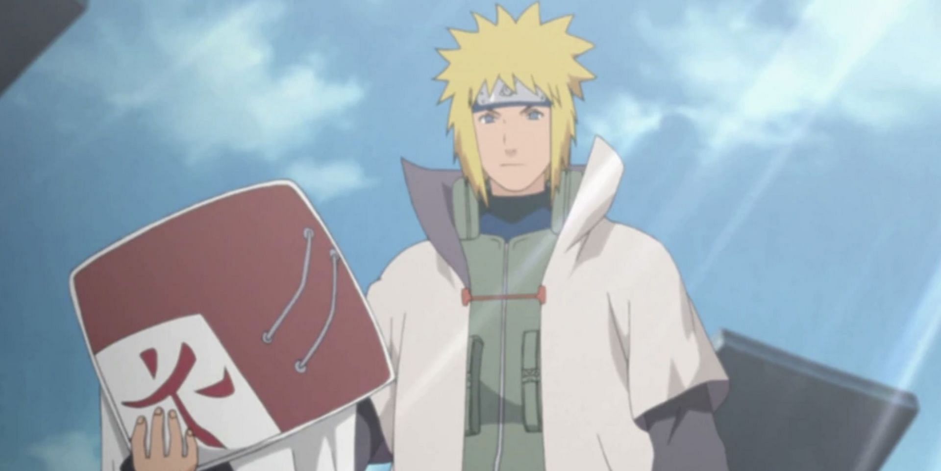 Minato Namikaze as seen in anime (Image via Studio Pierrot)