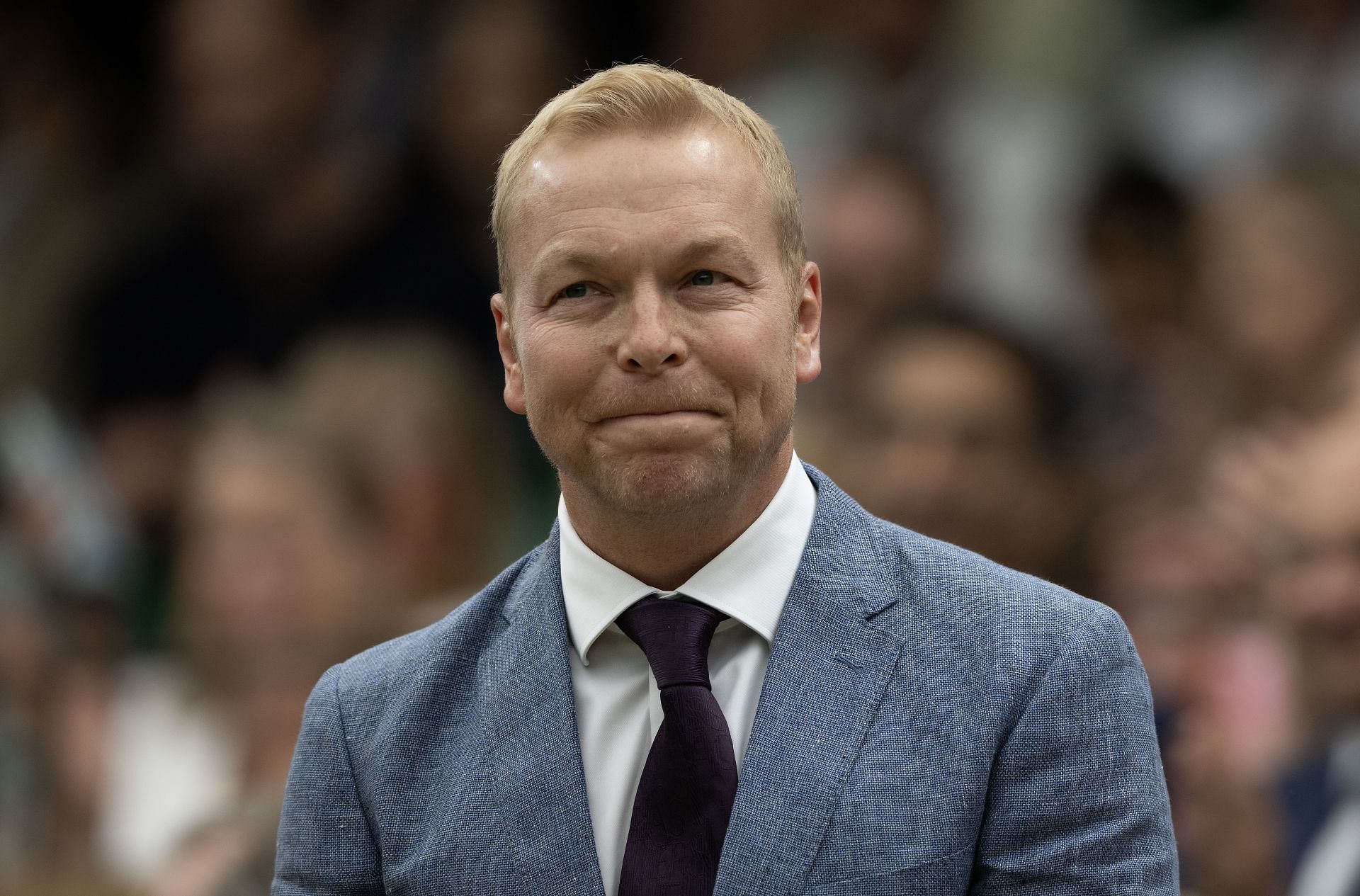 Sir Chris Hoy in attendance at the 2024 Wimbledon (Source: Getty)