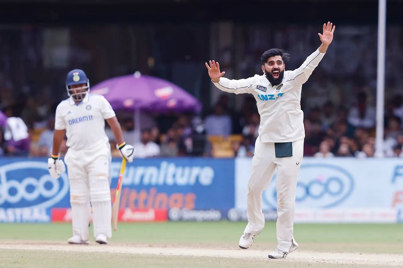Ajaz Patel picked up a 10-wicket haul in Mumbai in New Zealand