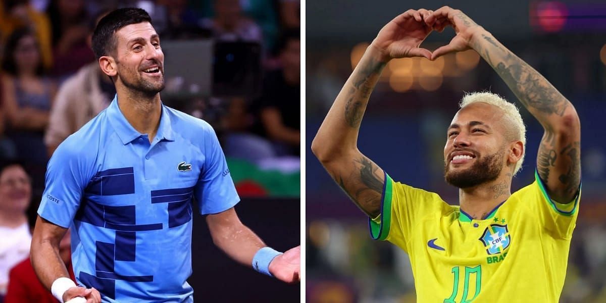 Novak Djokovic and Neymar butt heads in a fun quiz (Image source: GETTY)