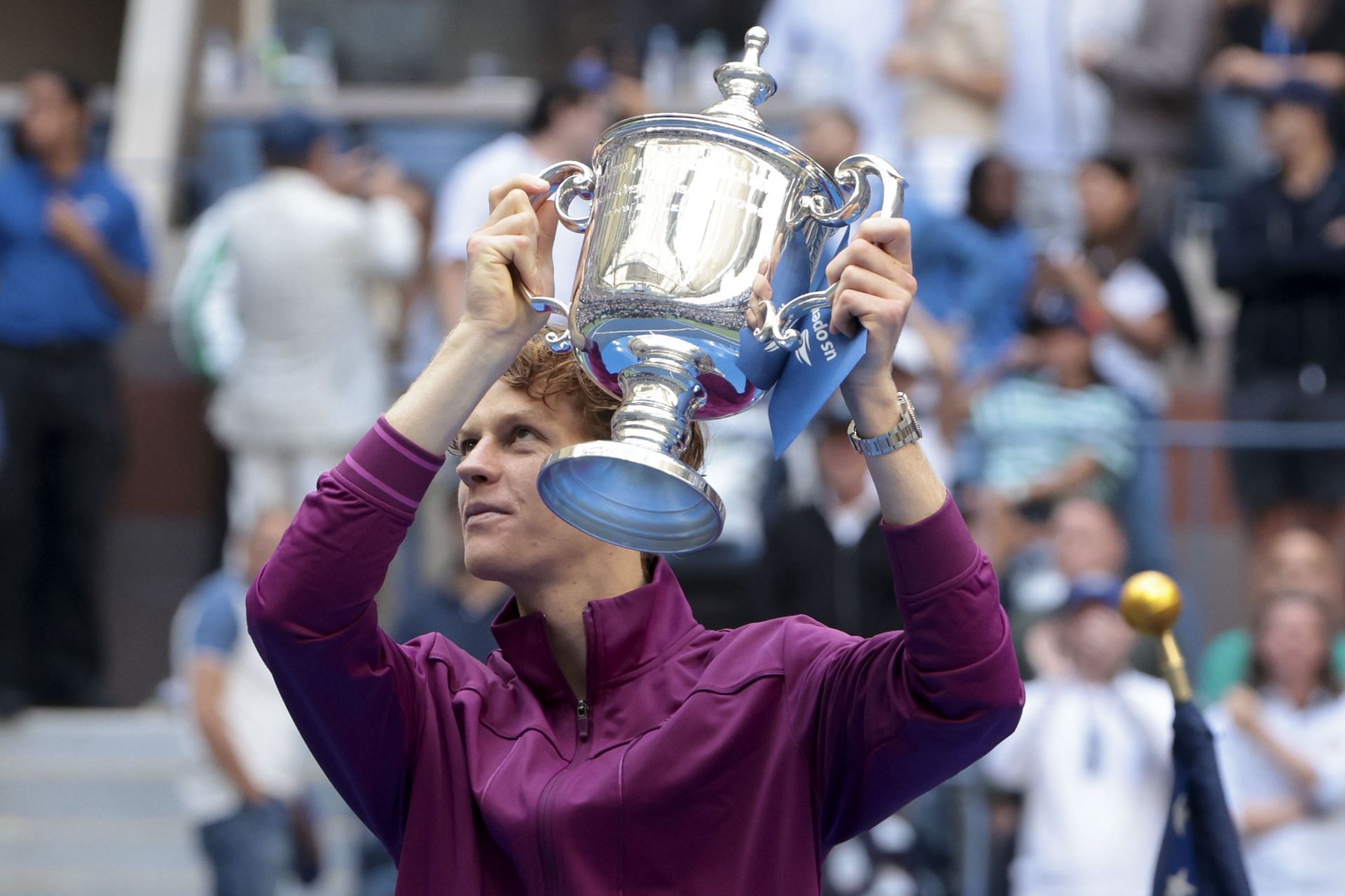 Jannik Sinner pictured at the 2024 US Open - Image Source: Getty