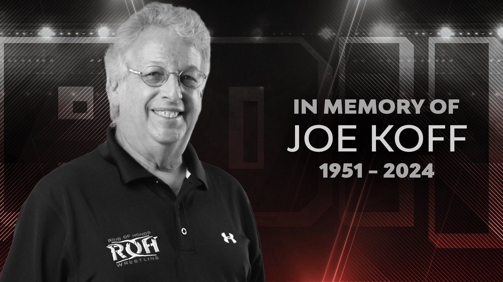 Joe Koff passed away at the age of 73 (Image credit: AEW on X)