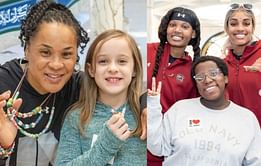 WATCH: Dawn Staley shares heartwarming moment with young fan before South Carolina vs. Memphis St. Jude’s exhibition game