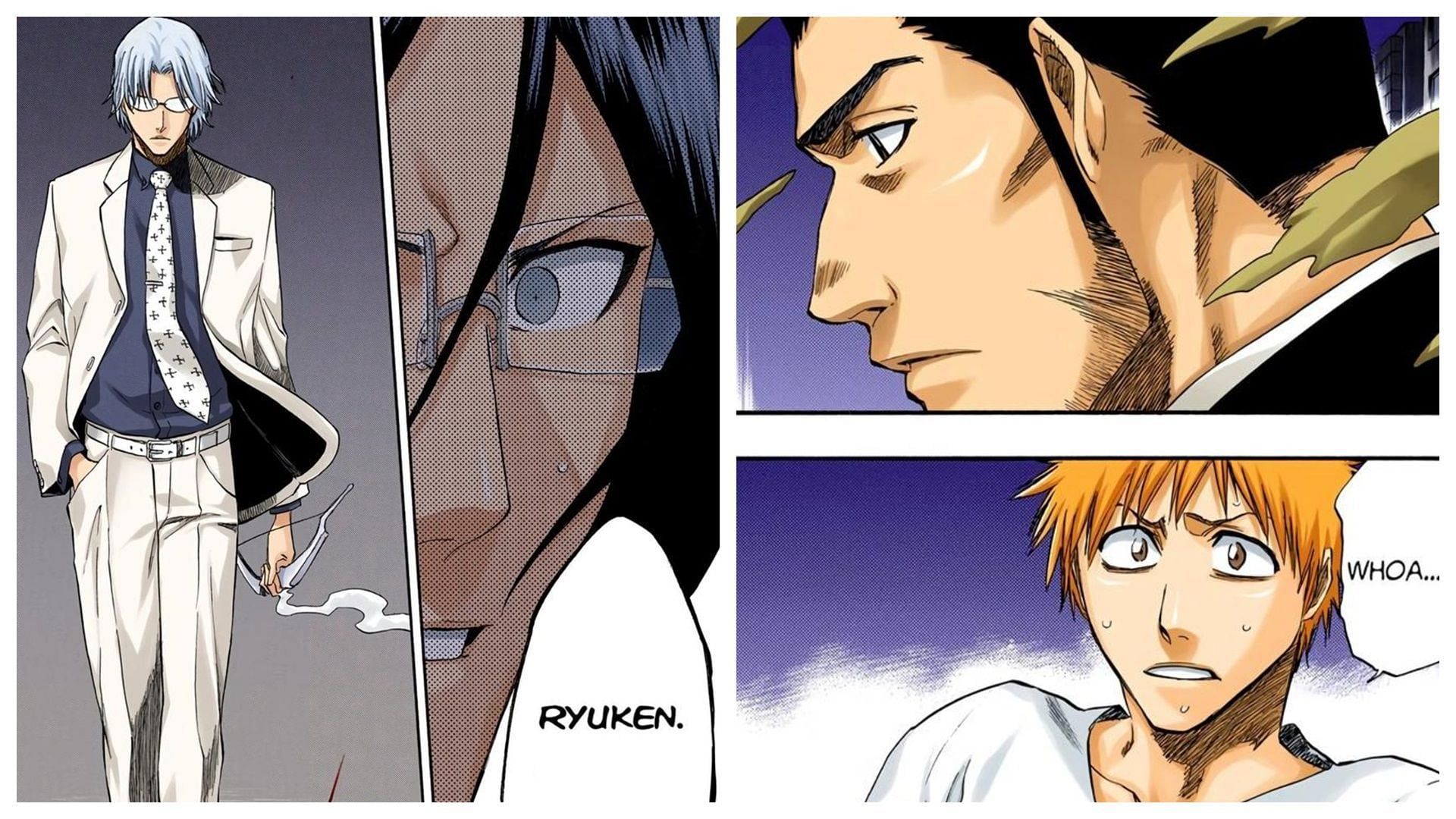 Ryuken is to Uryu what Isshin is to Ichigo (Image via Shueisha)