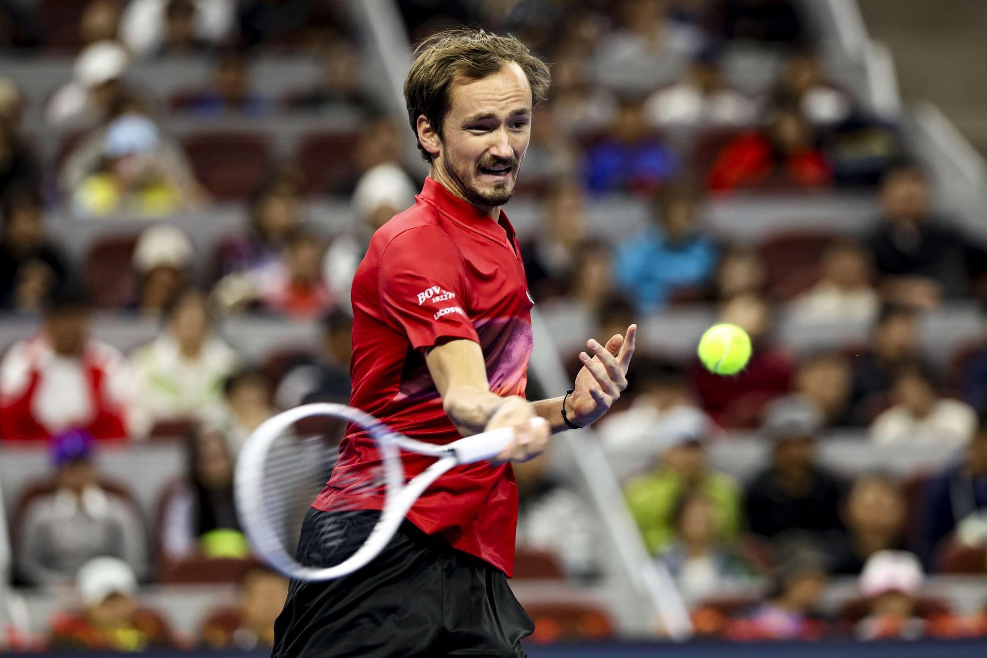 Daniil Medvedev in action at the 2024 China Open (Picture: Getty)