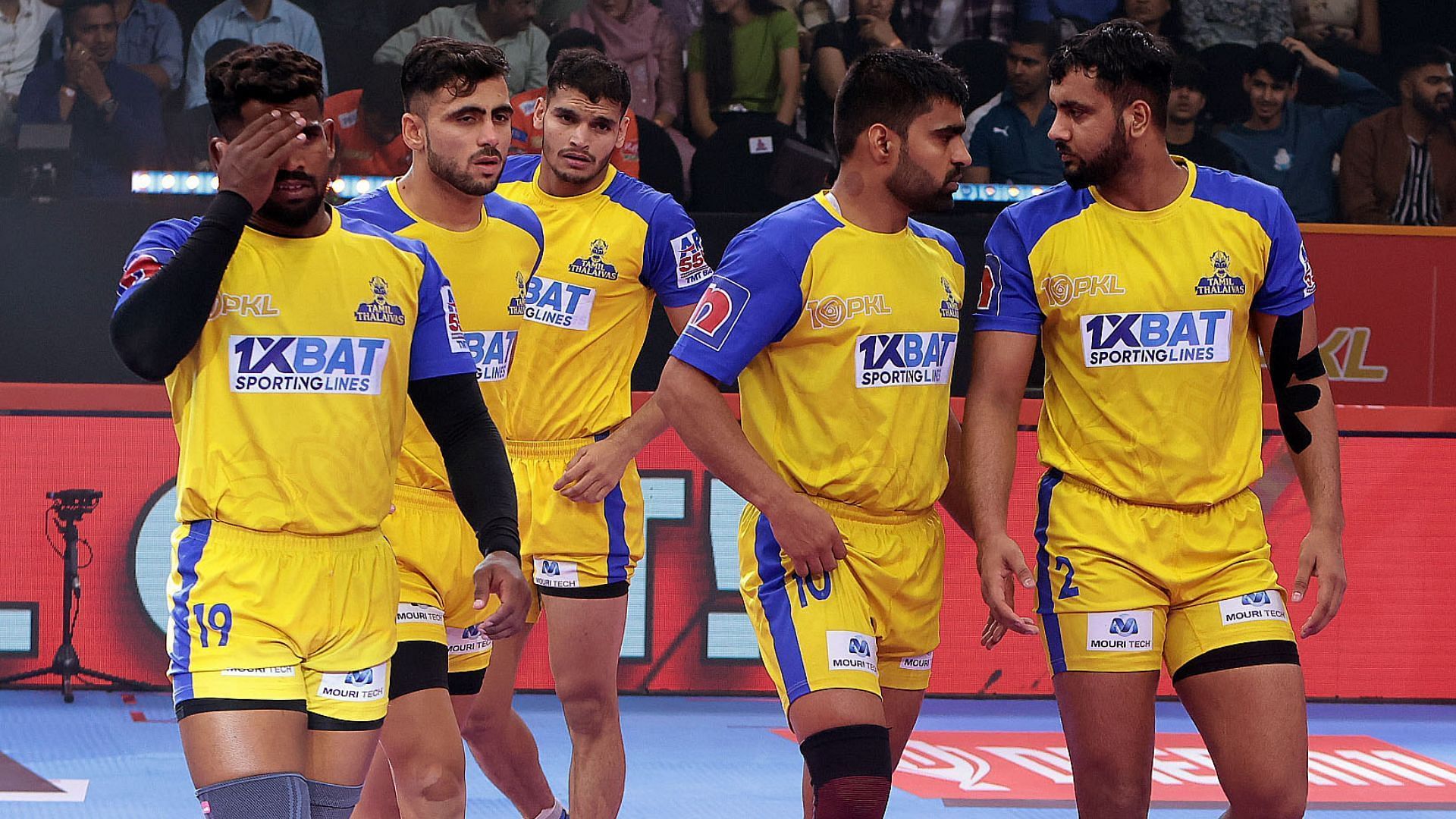 Tamil Thalaivas in action during PKL season 10 (Image Credits: PKL)