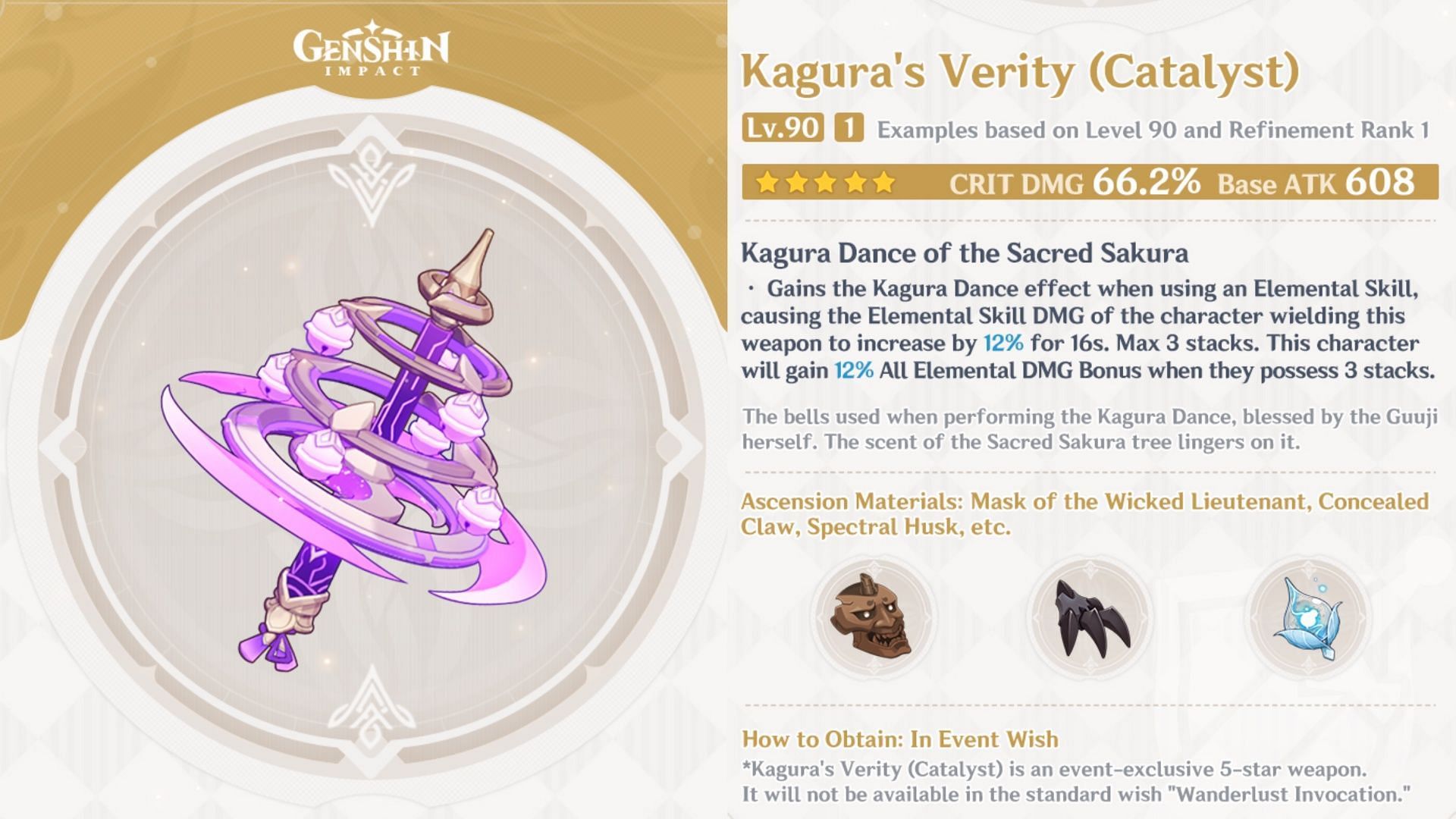 Kagura's Verity is an amazing 5-star choice (Image via HoYoverse)