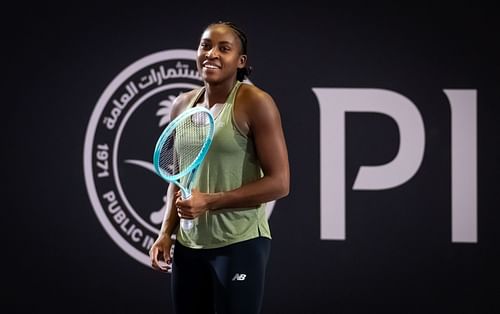 Gauff pictured at WTA Finals 2024 - Image Source: Getty