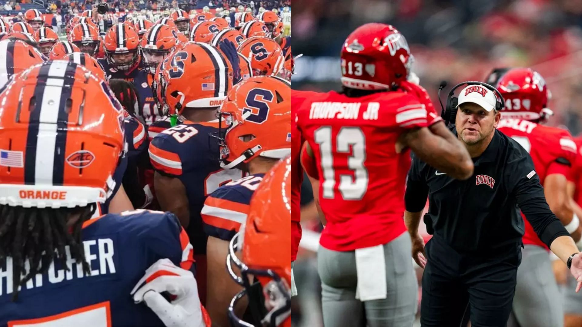 Images courtesy of UNLV &amp; Syracuse Athletics