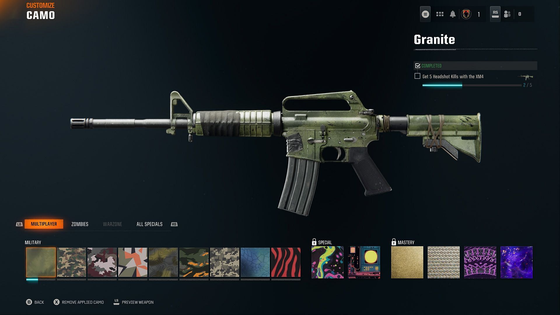 Granite camo in Black Ops 6 (Image via Activision)