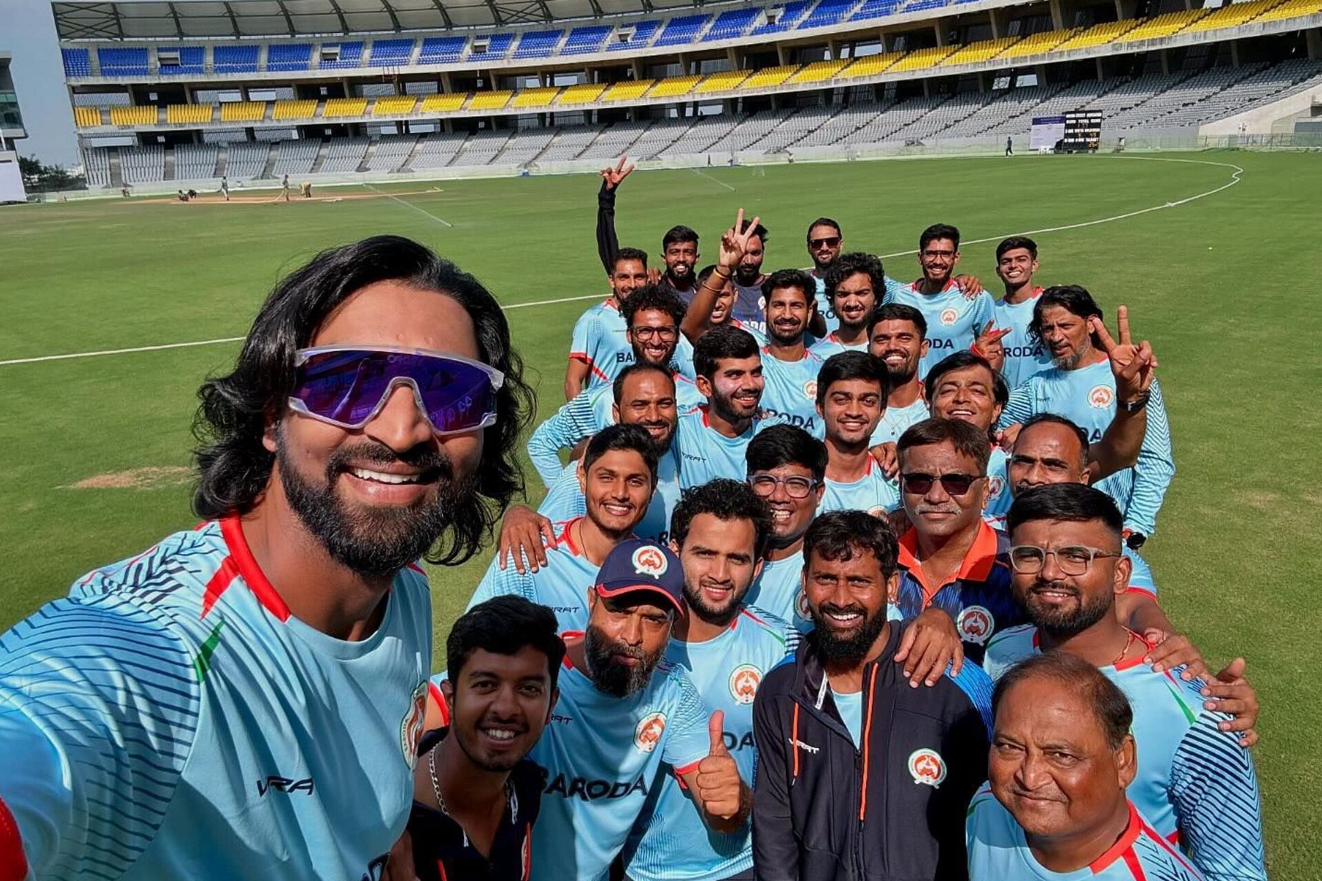 Krunal Pandya reflects as Baroda beats Mumbai for first time in 26 years (Image via Instagram-@krunalpandya_official)