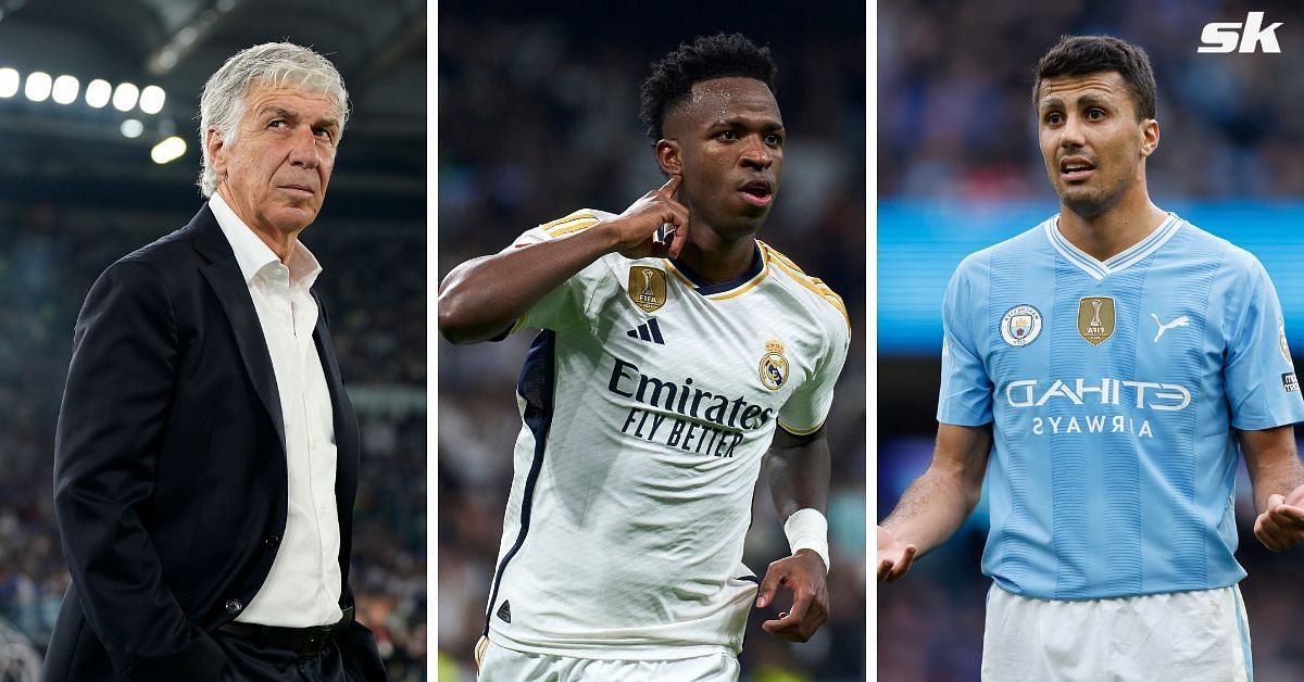 Gian Piero Gasperini snubs Rodri and Real Madrid star Vinicius Jr as he picks surprise Ballon d&rsquo;Or winner (Source: Images from Getty)