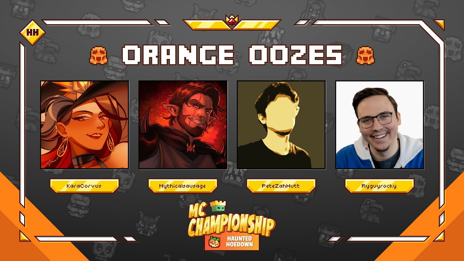 Orange Oozes has many veteran players in the team (Image via MCChampionship_)