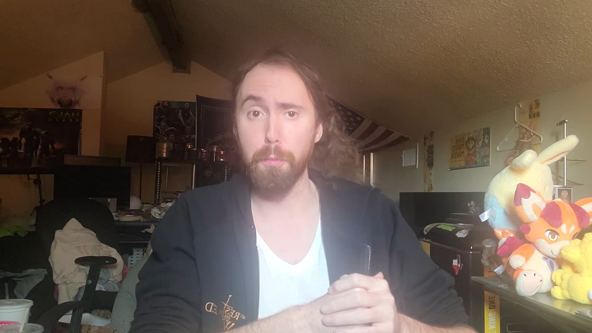 Asmongold reveals he is stepping down from leadership positions at OTK following backlash for his Palestine comments (Image via Asmongold TV/YouTube)