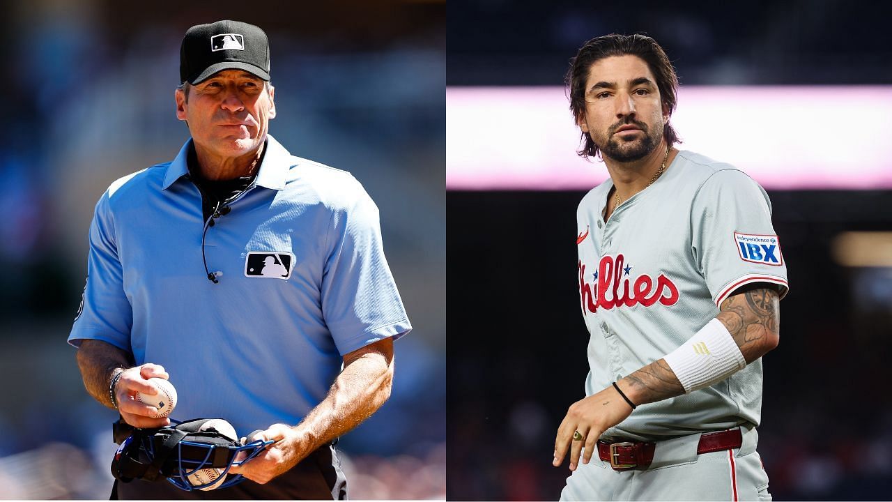 Nick Castellanos offers surprising insight into his relationship with controversial umpire (Getty)