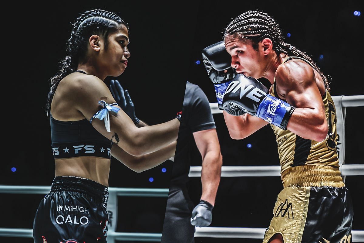 Jackie Buntan and Anissa Meksen - Photo by ONE Championship