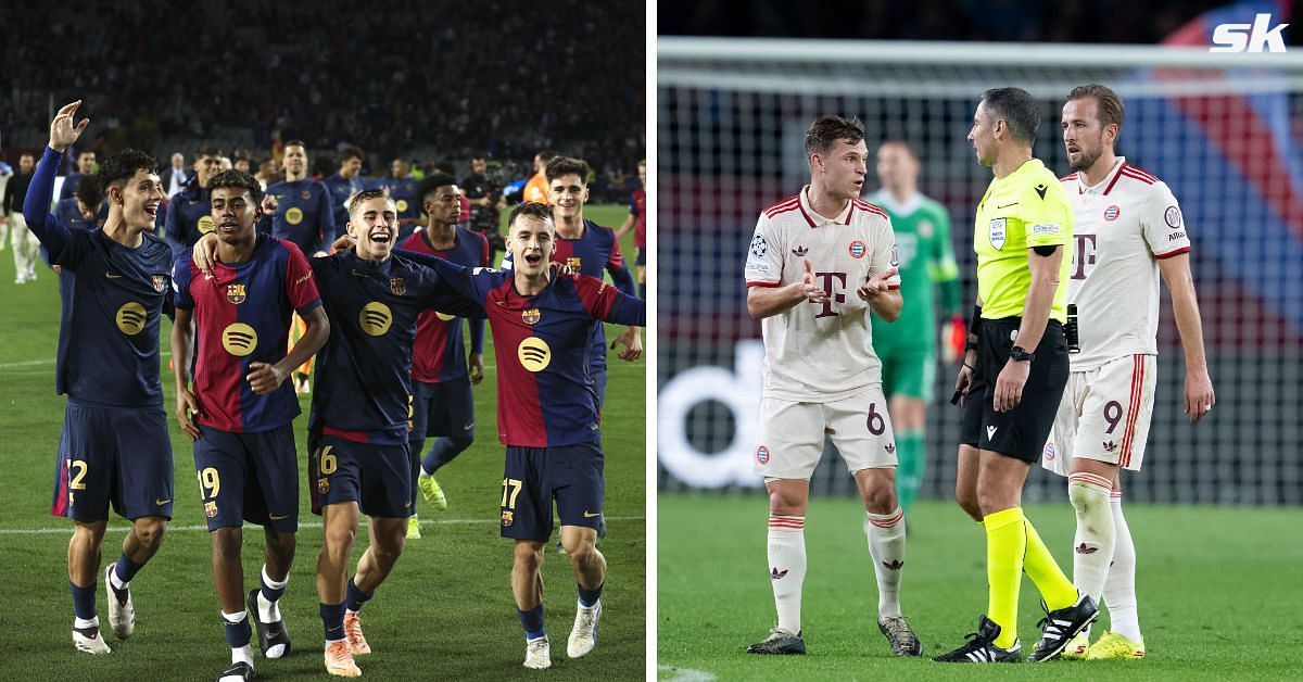 Barcelona trashed Bayern Munich in Spain yesterday - Source: both images from Getty 