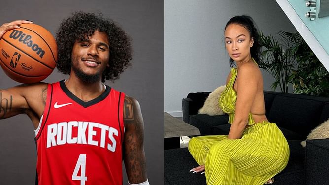 PHOTOS: Jalen Green's GF Draya Michele styles cozy-luxe cheetah-print pants with $17,302 watch and $1,416 mules