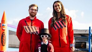 "Oh my gosh": Tyler Reddick's wife Alexa surprised to witness their son's striking resemblance with the fictional chocolatier magnate