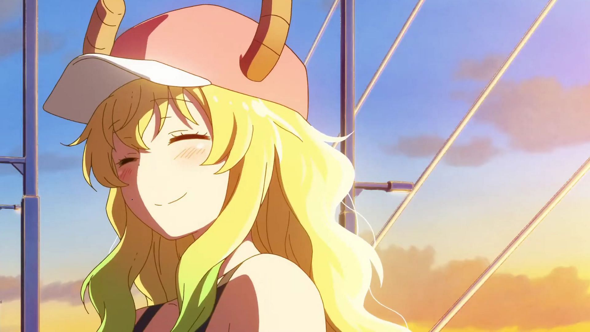 Anime characters who almost always smile: Lucoa (Image via Kyoto Animation)