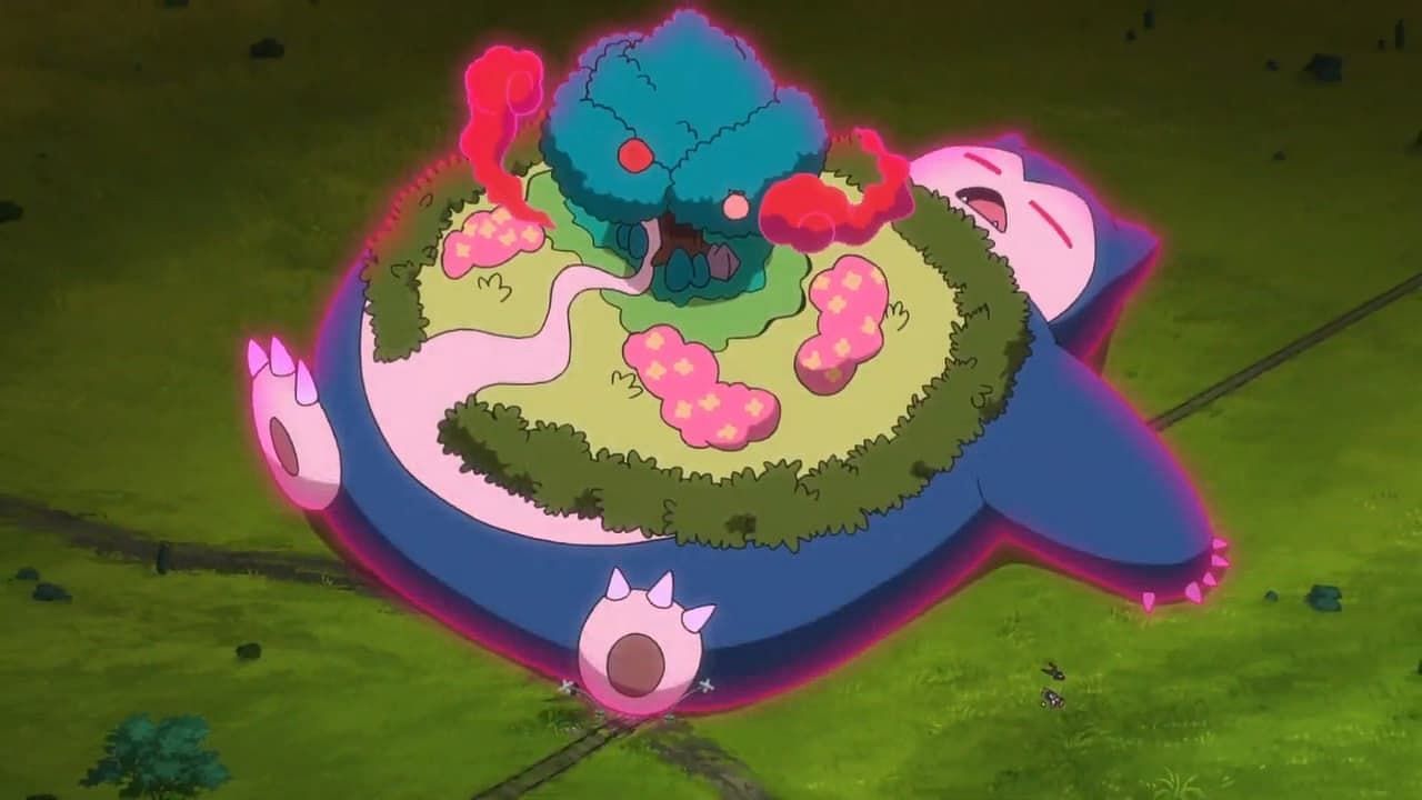 Gigantamax Snorlax as seen in the anime (Image via The Pokemon Company)