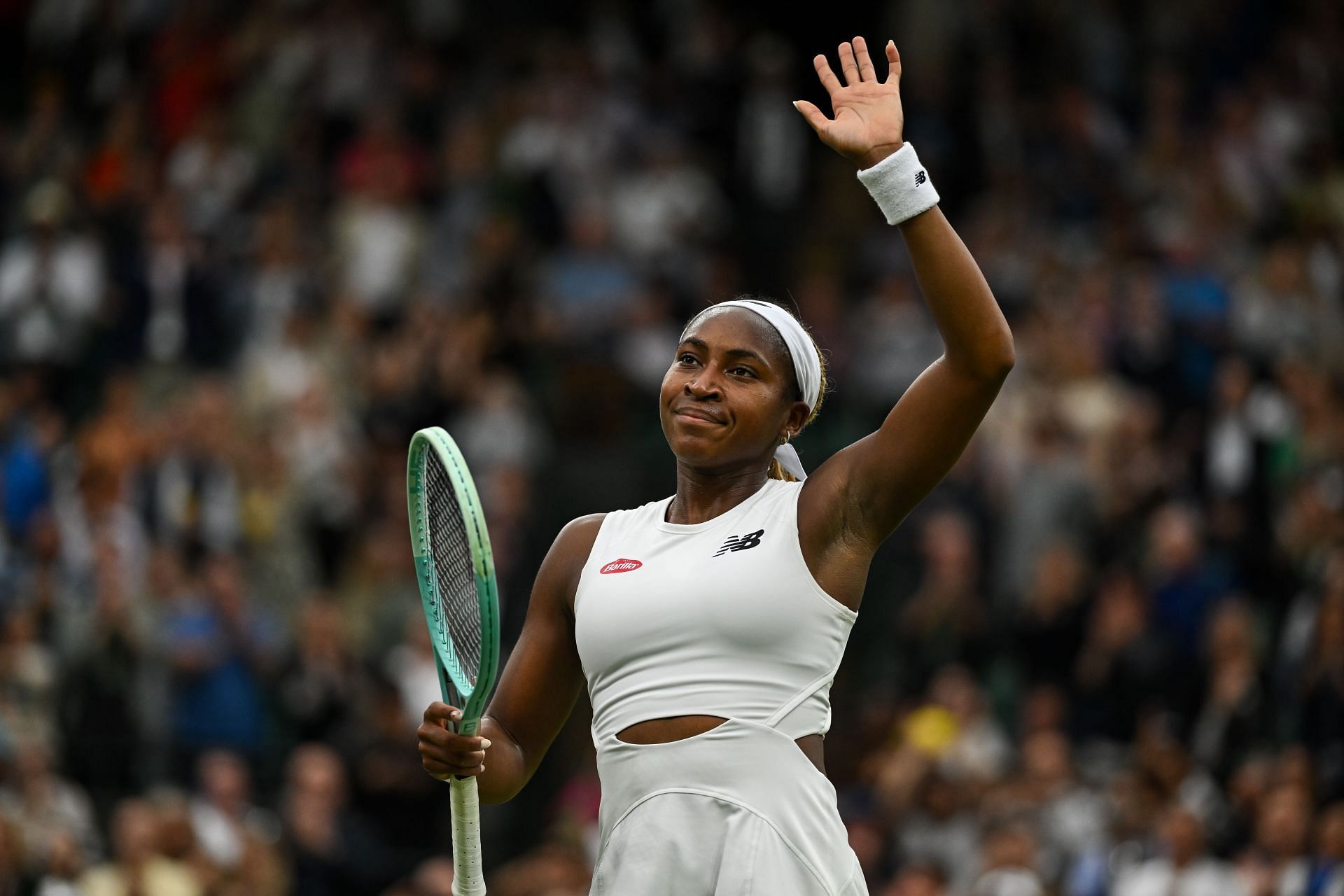 Coco Gauff at Wimbledon 2024. (Photo: Getty)