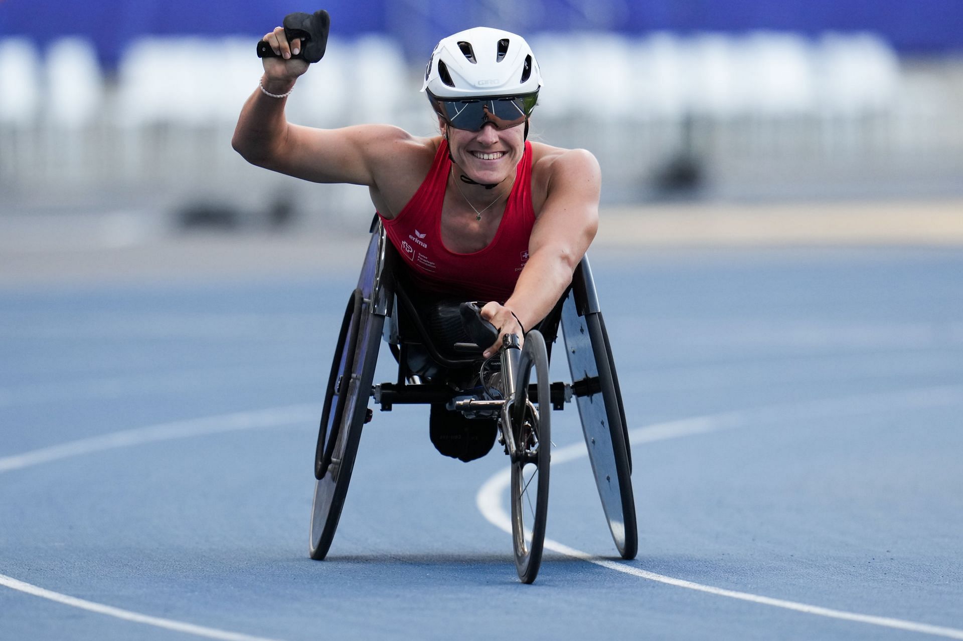 Debrunner during the 2023 Para Athletics World Championships (Image via: Getty Images)