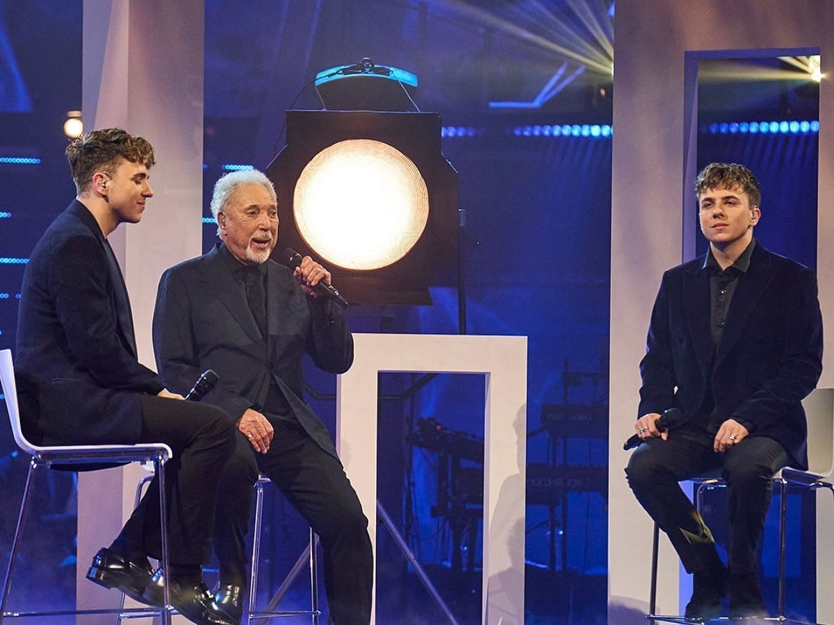 The Voice UK coach Sir Tom Jones and Billy and Louie