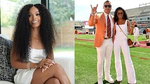 WATCH: Steve Sarkisian's wife Loreal rocks leopard print dress ahead of birthday celebration