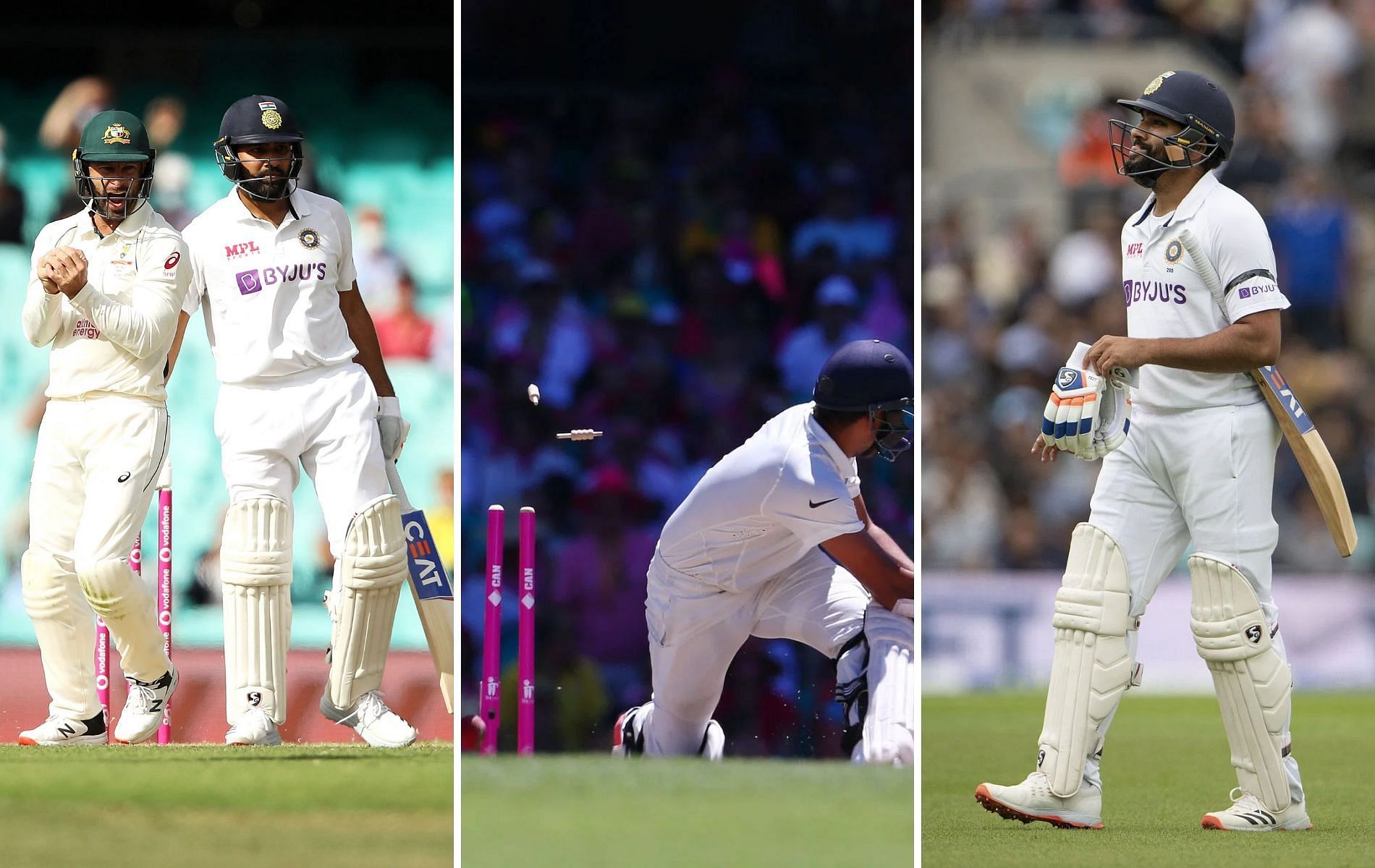 Rohit has resurrected his Test career in recent years despite a few common modes of dismissals [Credit: Getty]