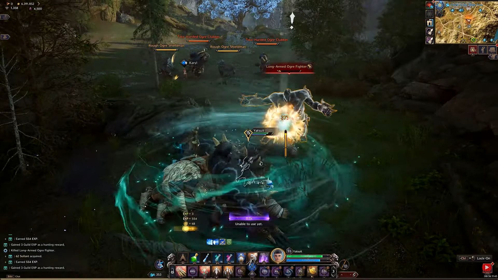 Despite being a tank, this is an effective DPS kit (Image via NCSoft || YouTube/@Yatsunagaming)