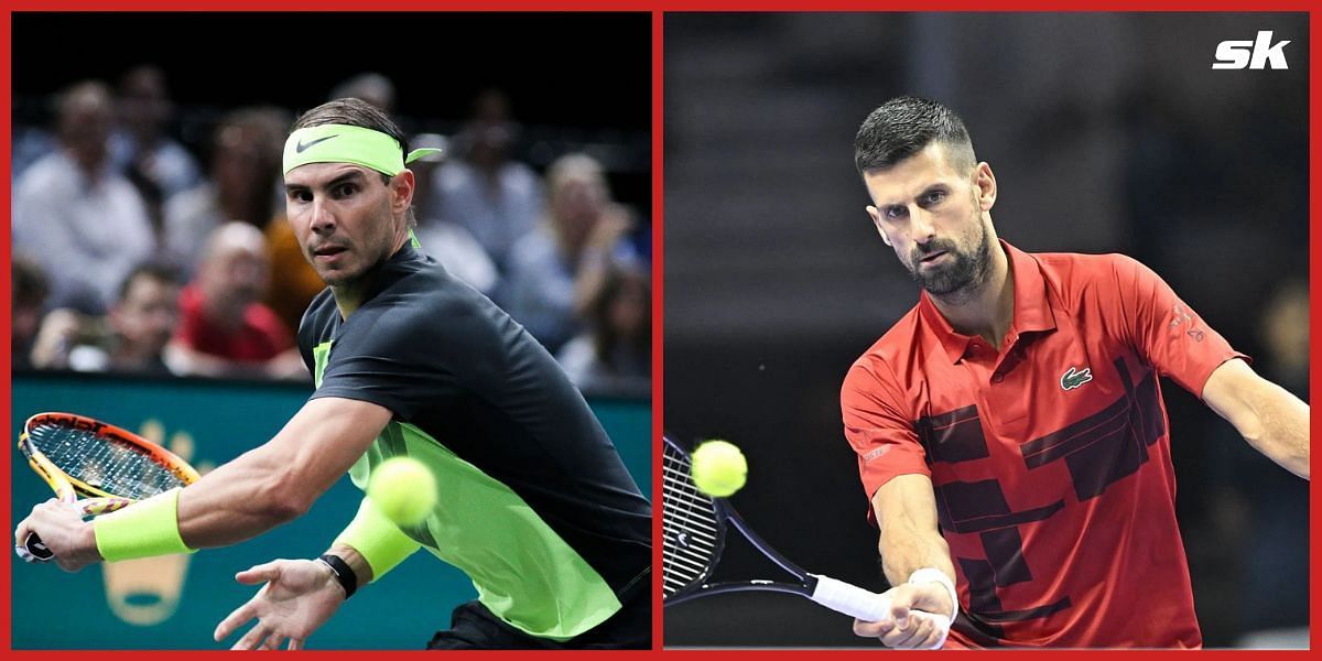 Rafael Nadal and Novak Djokovic (Source: Getty)