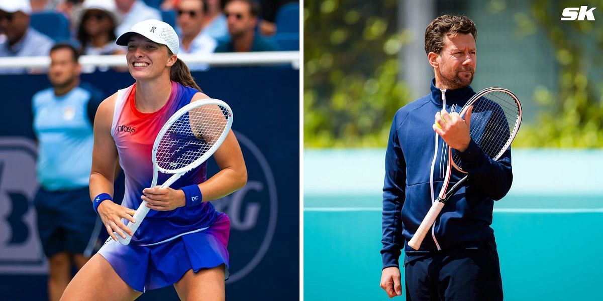 Iga Swiatek has hired Wim Fissette as her new coach. (Photos: Getty)