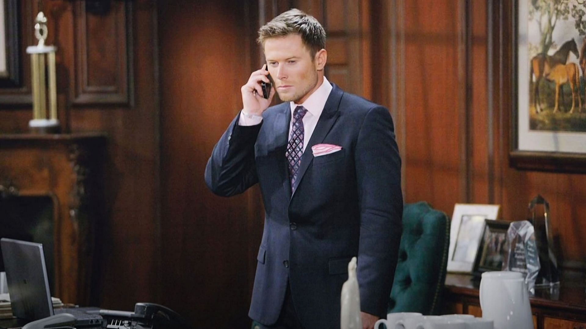 Actor Jacob Young as Rick Forrester in a still from The Bold and the Beautiful (via CBS)