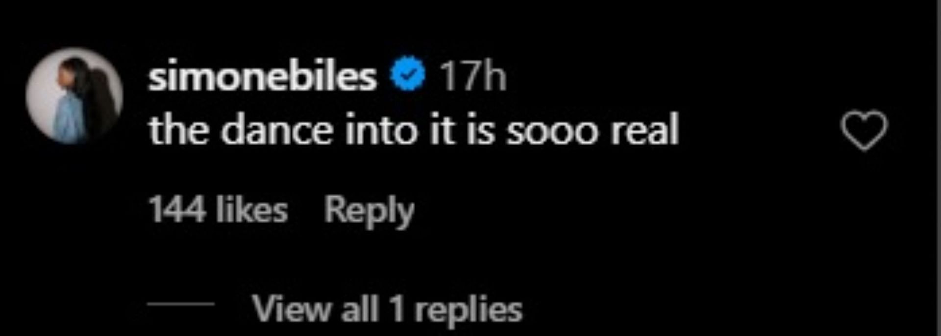 Biles&#039; Comment