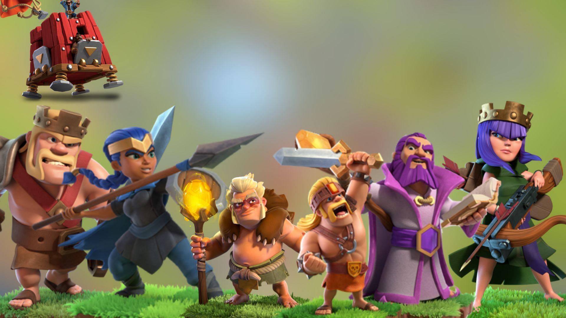 Town Hall 14 Mass Druids attack strategy (Image via SuperCell)