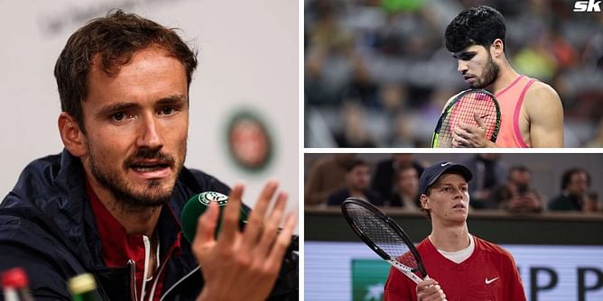 Daniil Medvedev doubles down on criticism of tennis balls used at Shanghai Masters, says they benefit Carlos Alcaraz & Jannik Sinner more than some