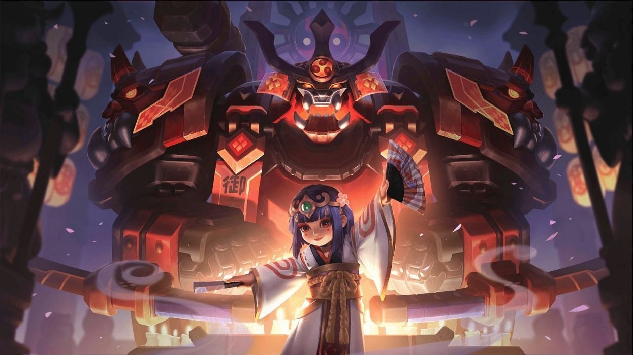 Smart Missiles are strong in the early game, especially against weak targets, which makes it easy for him to control the lanes and push enemies to back off (Image via Moonton)