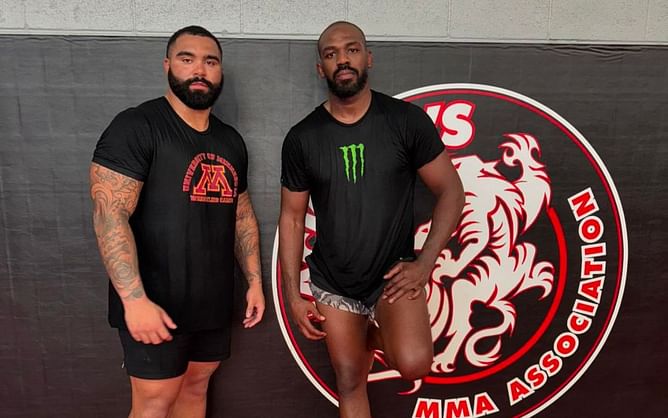 Jon Jones calls Gable Steveson a "future MMA champion" after training with the Olympic medal-winning wrestler in preparation for UFC 309