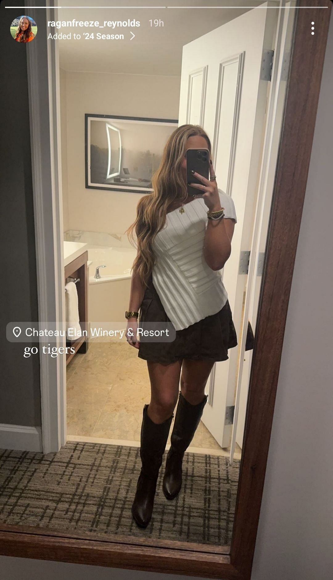 Auburn HC Hugh Freeze's daughter Ragan Freeze turns heads with casual ...