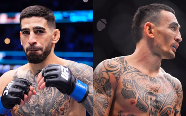 As soon as he touches the ground, he will be submitted" - Ilia Topuria  fires ominous warning to Max Holloway over his less-seen ground game