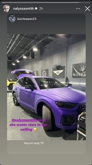 NaLyssa Smith responded to Borday Arnee's Instagram stories post