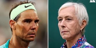 "Because I'm a woman I'm not supposed to be?" - With Rafael Nadal as example, Martina Navratilova questions "competitive" women's tennis player label