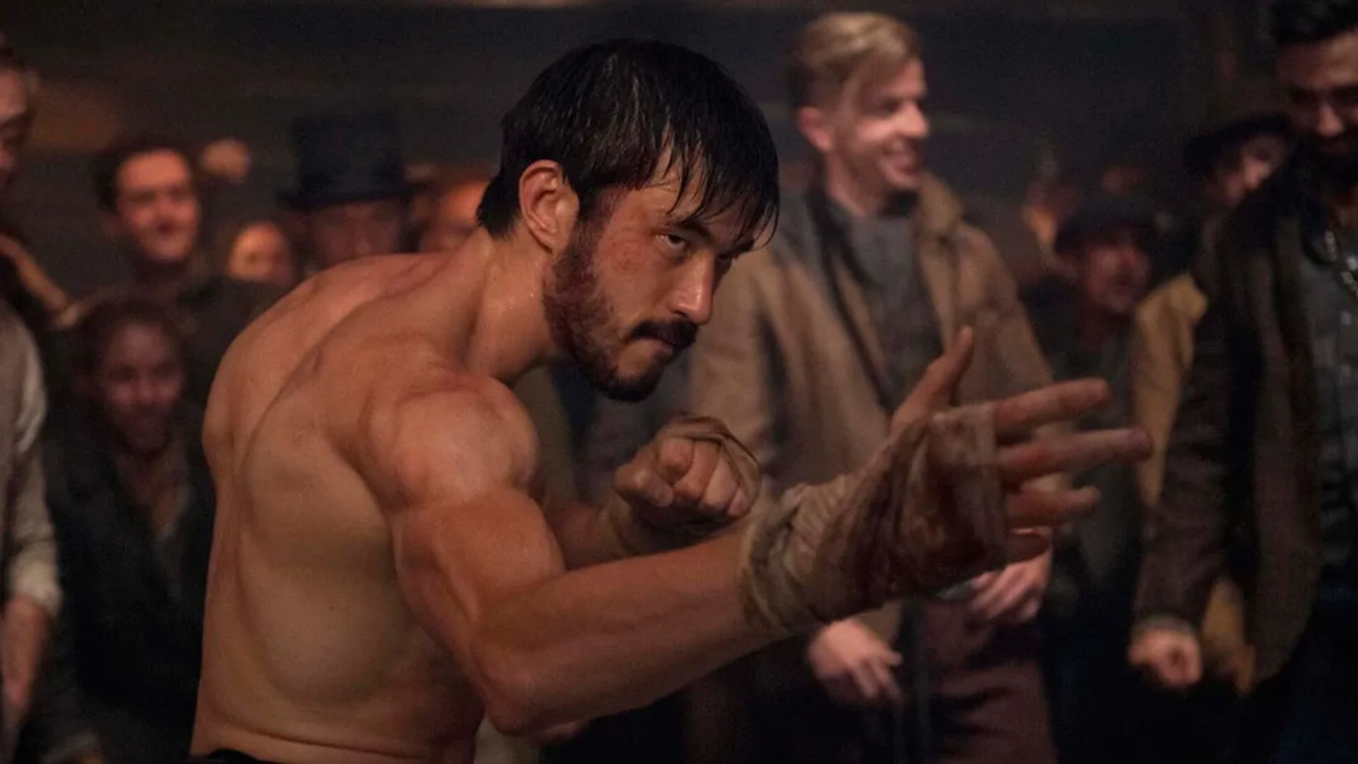 a still from Warrior (image via Netflix)